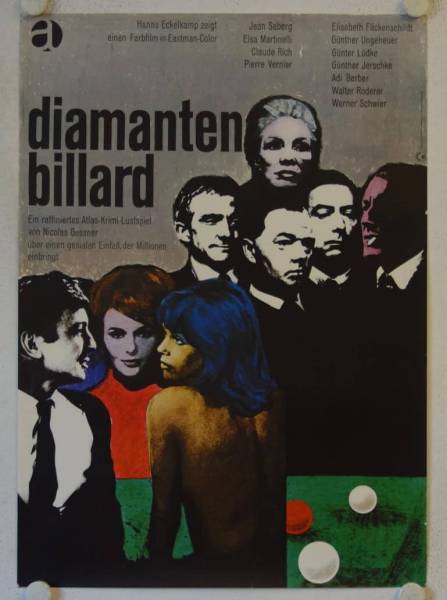 Diamantenbillard originales deutsches Filmplakat